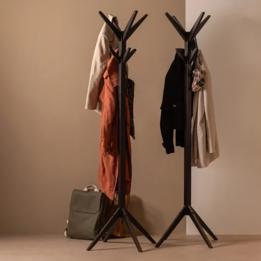 Studio staande kapstok zwart - Image 2