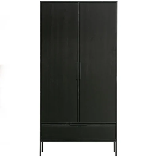 Adam 2deurs kast grenen zwart (fsc) - Image 3