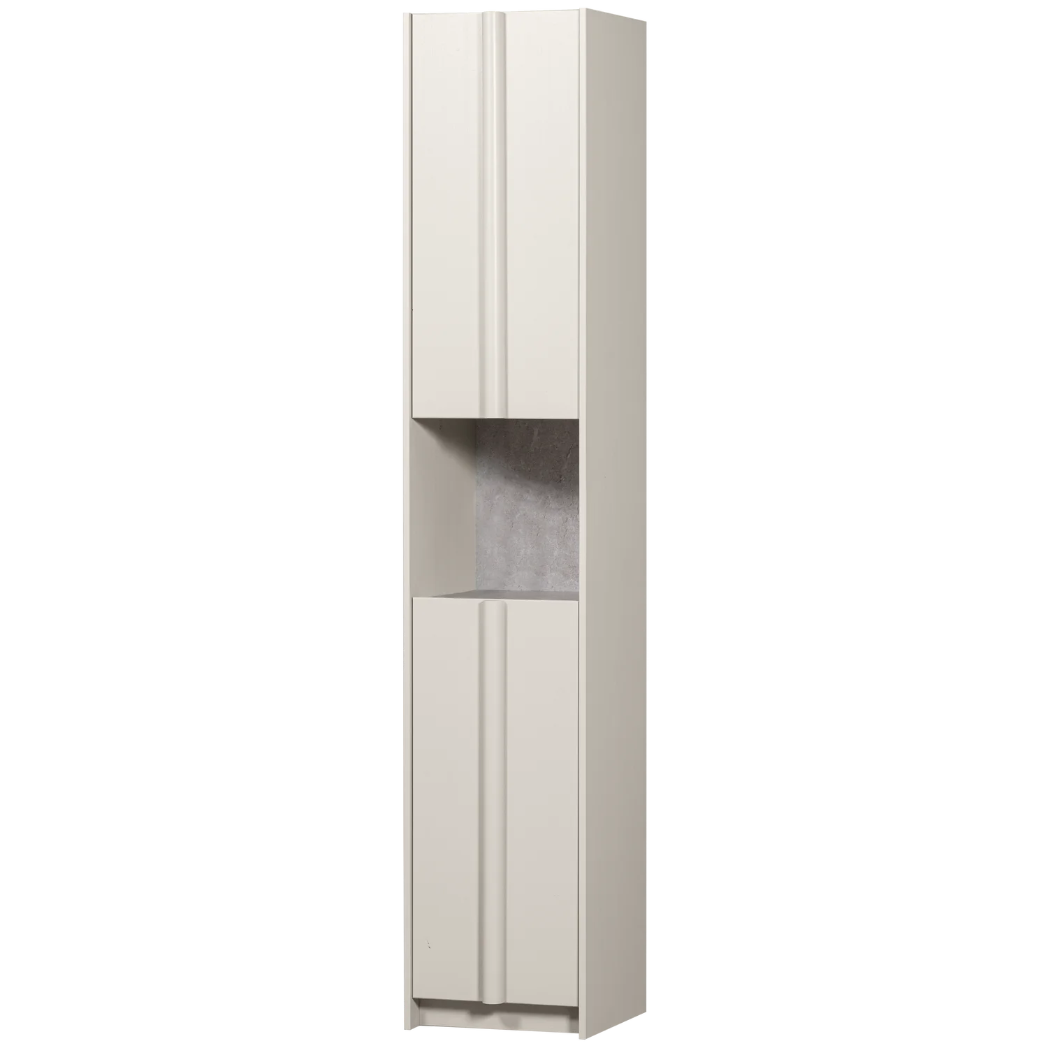 Basu smalle kast 40cm grenen dust incl. concrete decor (fsc)