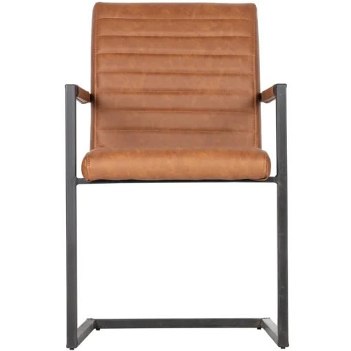 Bas eetkamerstoel pu cognac - Image 7