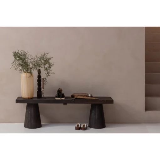 Arles vaas glas met streep naturel set v2 - Image 4