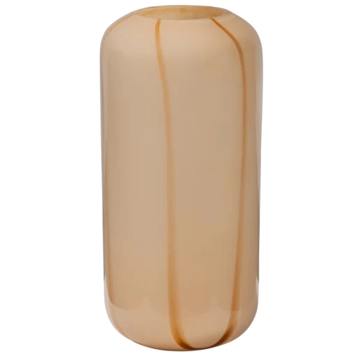 Arles vaas glas met streep naturel set v2 - Image 2