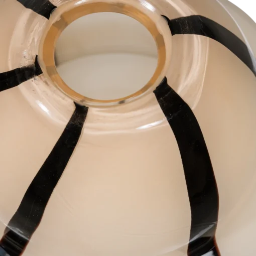 Kency vaas glas met streep naturel/zwart set v2 - Image 4