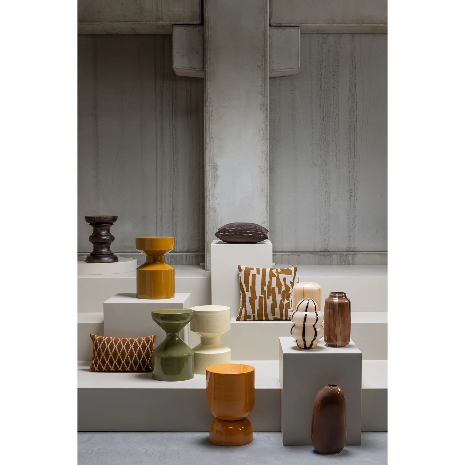 set v 3 - isai kussens bruin - Image 4