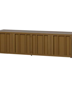 level tv meubel metaal honinggeel 44x160 cm