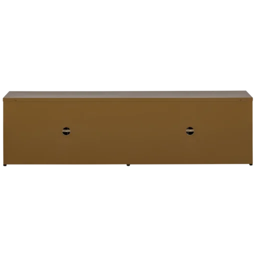 level tv meubel metaal honinggeel 44x160 cm - Image 6