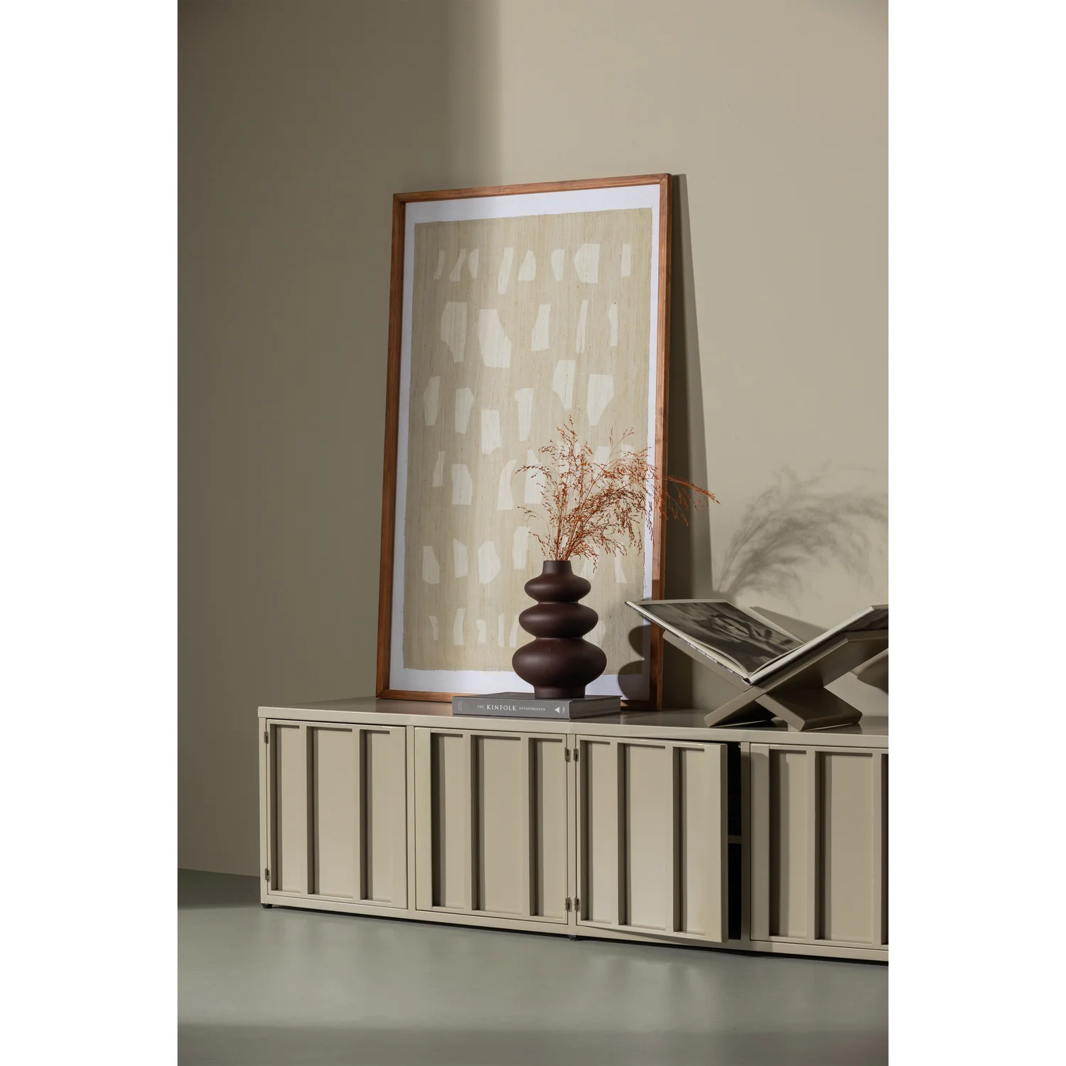 level tv meubel metaal zand 44x160 cm - Image 3