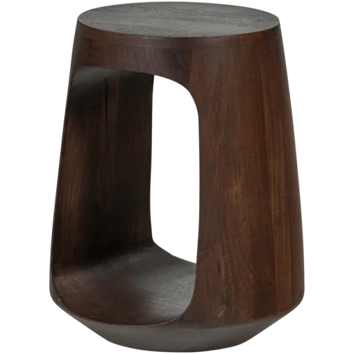Bayo bijzettafel mango hout walnoot