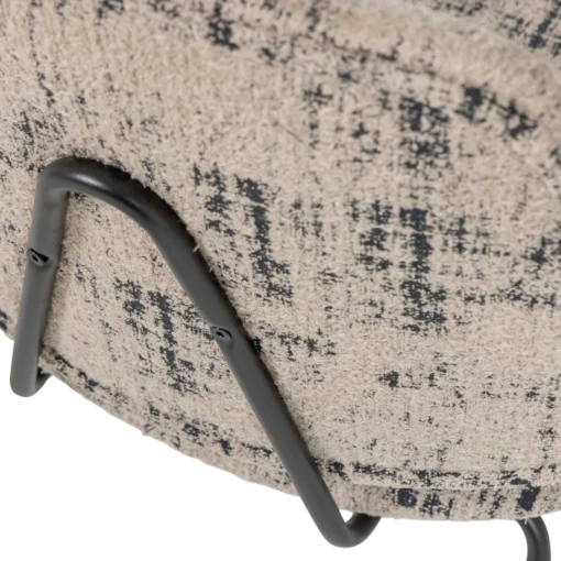 aure fauteuil chenille beige/zwart - Image 5