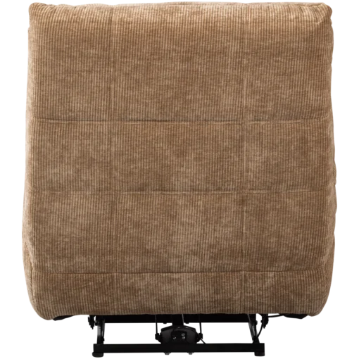 Hein relaxfauteuil elektrisch geweven rib lichtbruin - Image 6