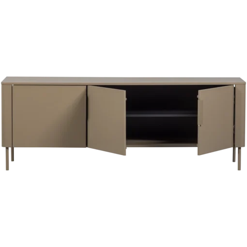 Gunnar tv meubel 154 cm grenen mud (FSC) - Image 6