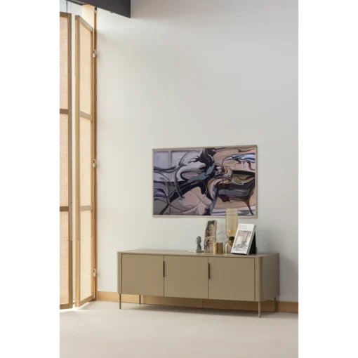 Gunnar tv meubel 154 cm grenen mud (FSC) - Image 3
