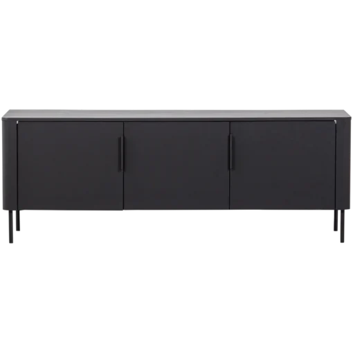 Gunnar tv meubel 154 cm grenen matzwart (FSC) - Image 6