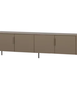 Gunnar tv meubel 200 cm grenen mud (FSC)