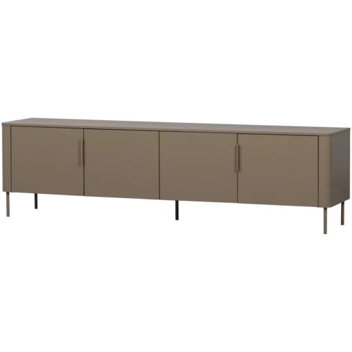 Gunnar tv meubel 200 cm grenen mud (FSC)