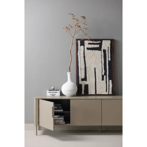 Gunnar tv meubel 200 cm grenen mud (FSC) - Image 2