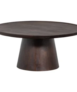 Coffee a gogo bijzettafel mango hout walnoot