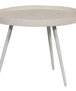 Bounds bijzettafel I hout/metaal naturel 44Ø58 cm