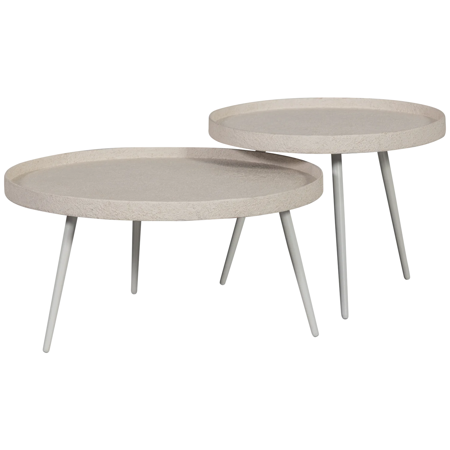 Bounds bijzettafel I hout/metaal naturel 44Ø58 cm - Image 4