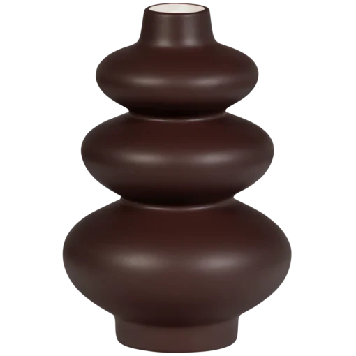 Sensual vaas keramiek 29 cm merlot