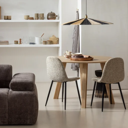 yuki serveerplank rond acacia hout naturel - Image 3