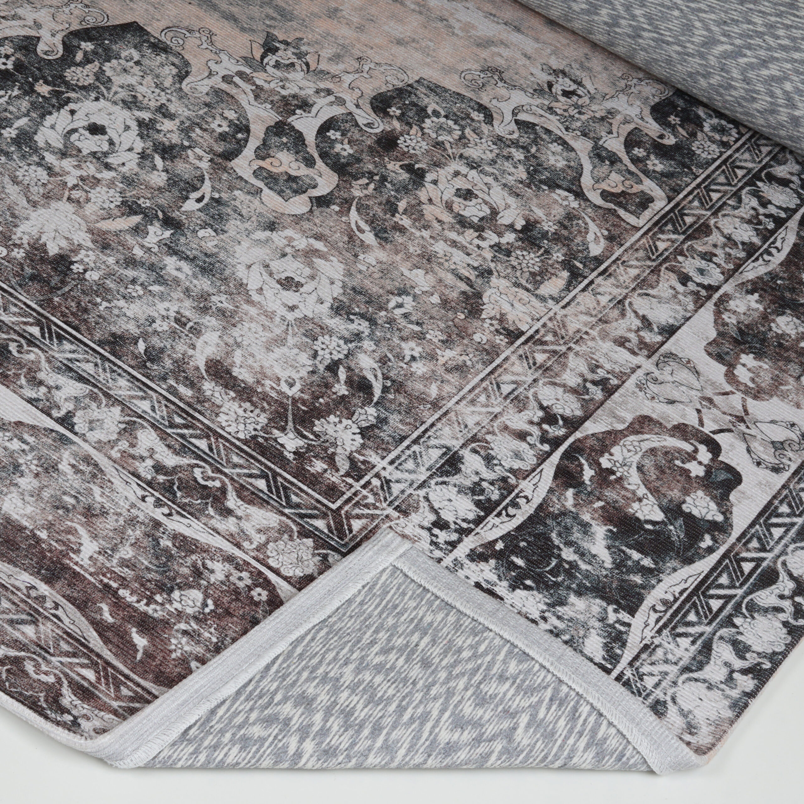 Vloerkleed Viola Antraciet 160 x 230 cm