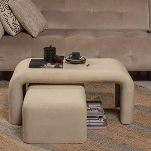 stani salontafels betonlook naturel - set van 2 - Image 2