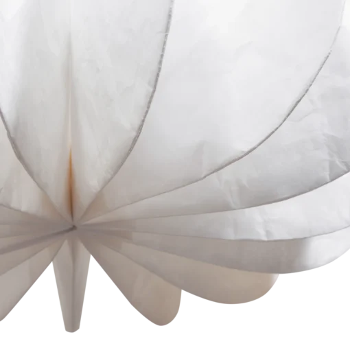 Dalia hanglamp tyvek papier wit 37xØ60 cm - Image 4