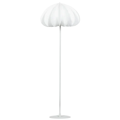 Dalia vloerlamp tyvek papier wit 150 x Ø50 cm