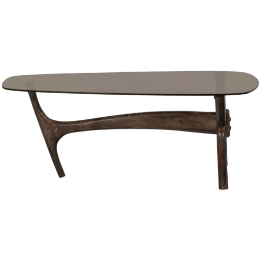 Flash salontafel mango hout/glas walnoot - Image 5