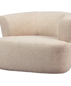 Boris fauteuil bouclé warm zand