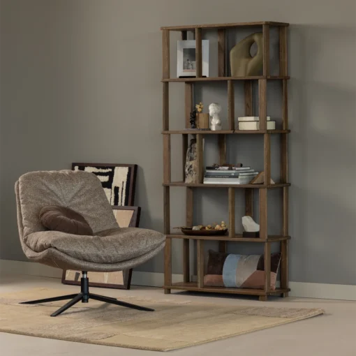 Riss boekenkast eikenhout naturel 186x90cm (kopie) - Image 3