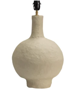 Ios tafellampvoet papier mache naturel