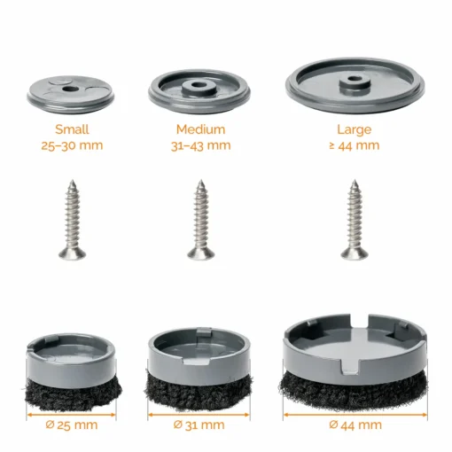 Scratchnomore Footclick 2 25mm, per 4 st - Image 4