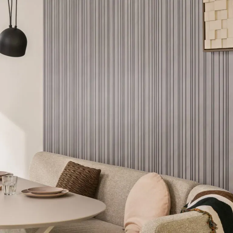 Silentlines lattenwand licht grijs