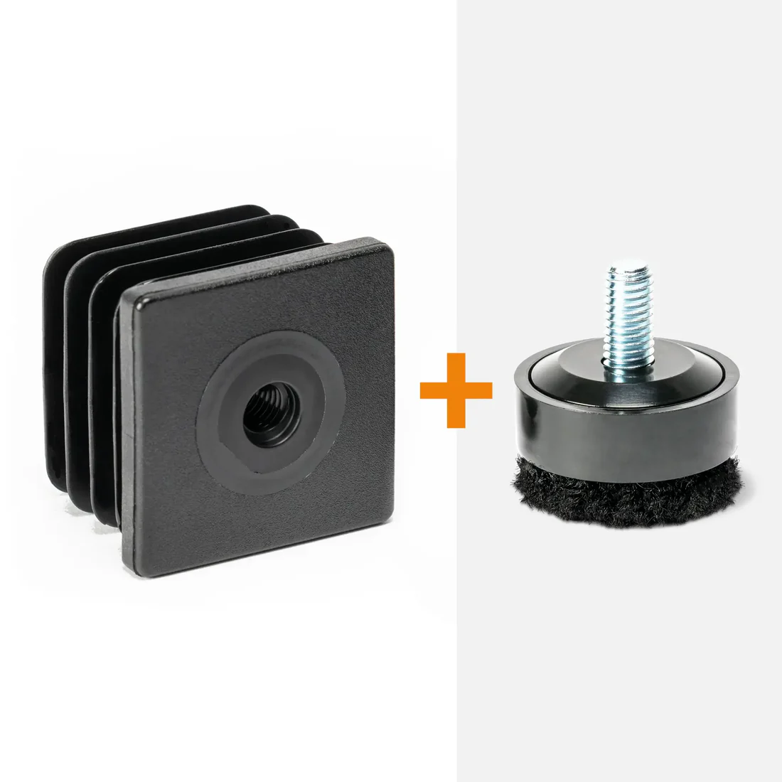 ScratchNoMore Inzetstuk Vierkant 40mm draad geschikt voor Threadfixx M8 x16 mm