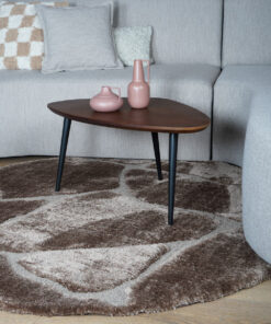 Vloerkleed Macy Bruin Rond ø160 cm