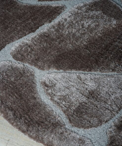 Vloerkleed Macy Bruin Rond ø160 cm