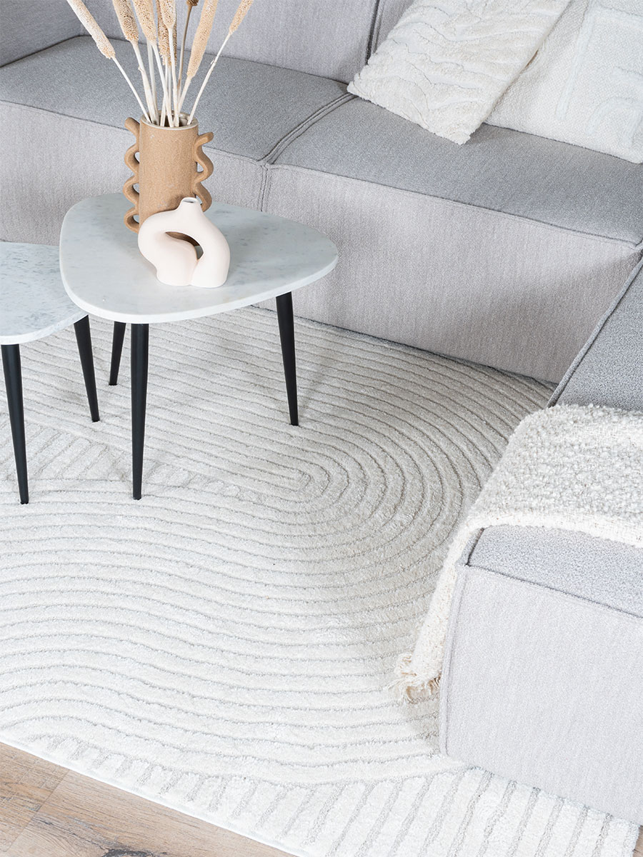 Vloerkleed Ella Cream 280 x 380 cm