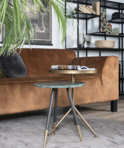 Karpet Viscose Rond Dark Grey ø200 cm