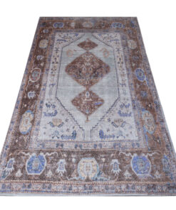 Vloerkleed Karaca Purple/Brown 07 - 70 x 140 cm