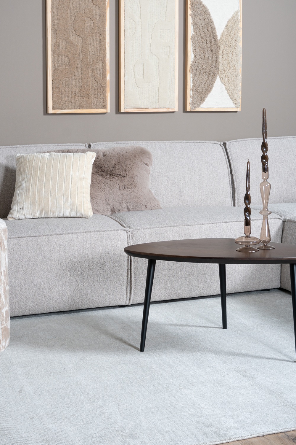 Vloerkleed Cos - Viscose Ivory 240 x 340 cm