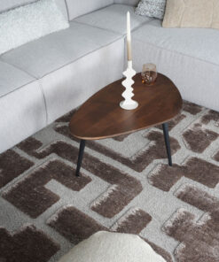 Vloerkleed Liana Bruin 160 x 230 cm