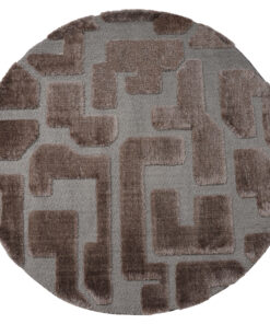Vloerkleed Liana Bruin Rond ø160 cm