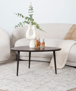 Vloerkleed Cross Beige - Rond ø160 cm