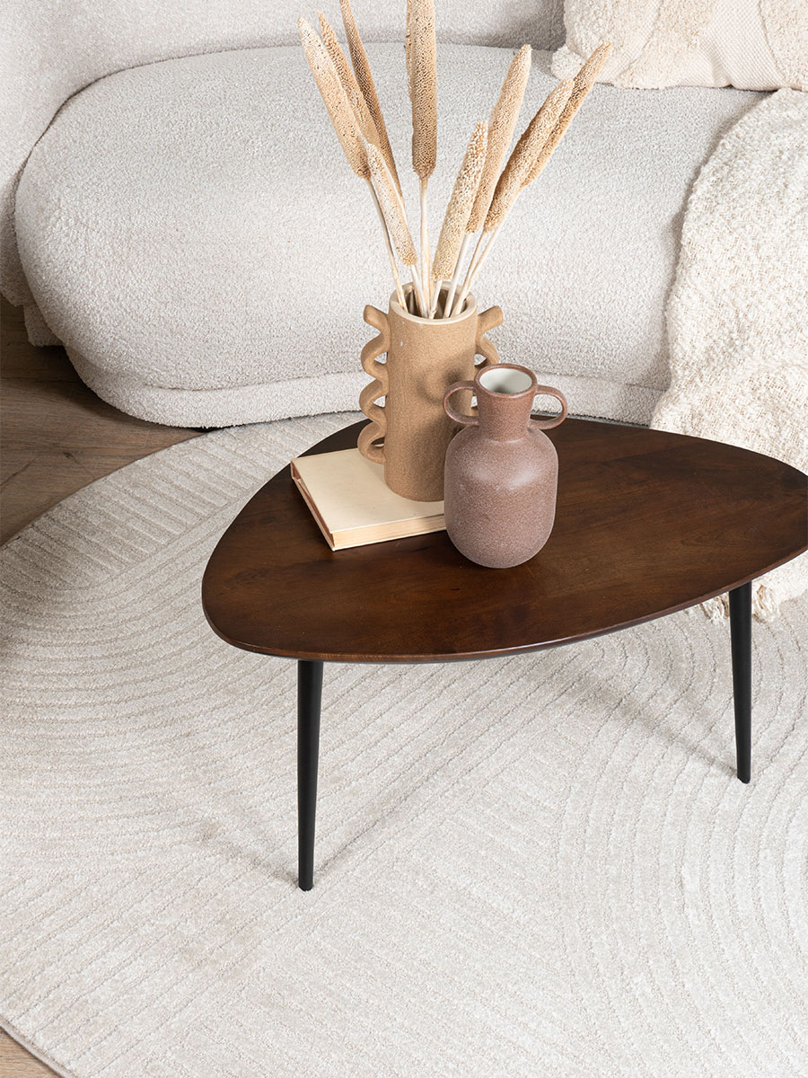 Vloerkleed Ella Beige Rond ø280 cm