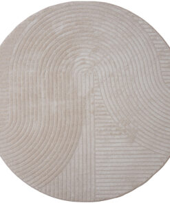 Vloerkleed Ella Beige Rond ø280 cm