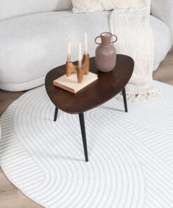 Vloerkleed Ella Cream Rond ø240 cm