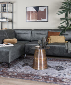 Vloerkleed Karaca Antraciet/Brown 09 - 200 x 290 cm