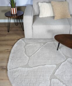 Vloerkleed Macy Beige β Rounded Corners 200 x 290 cm